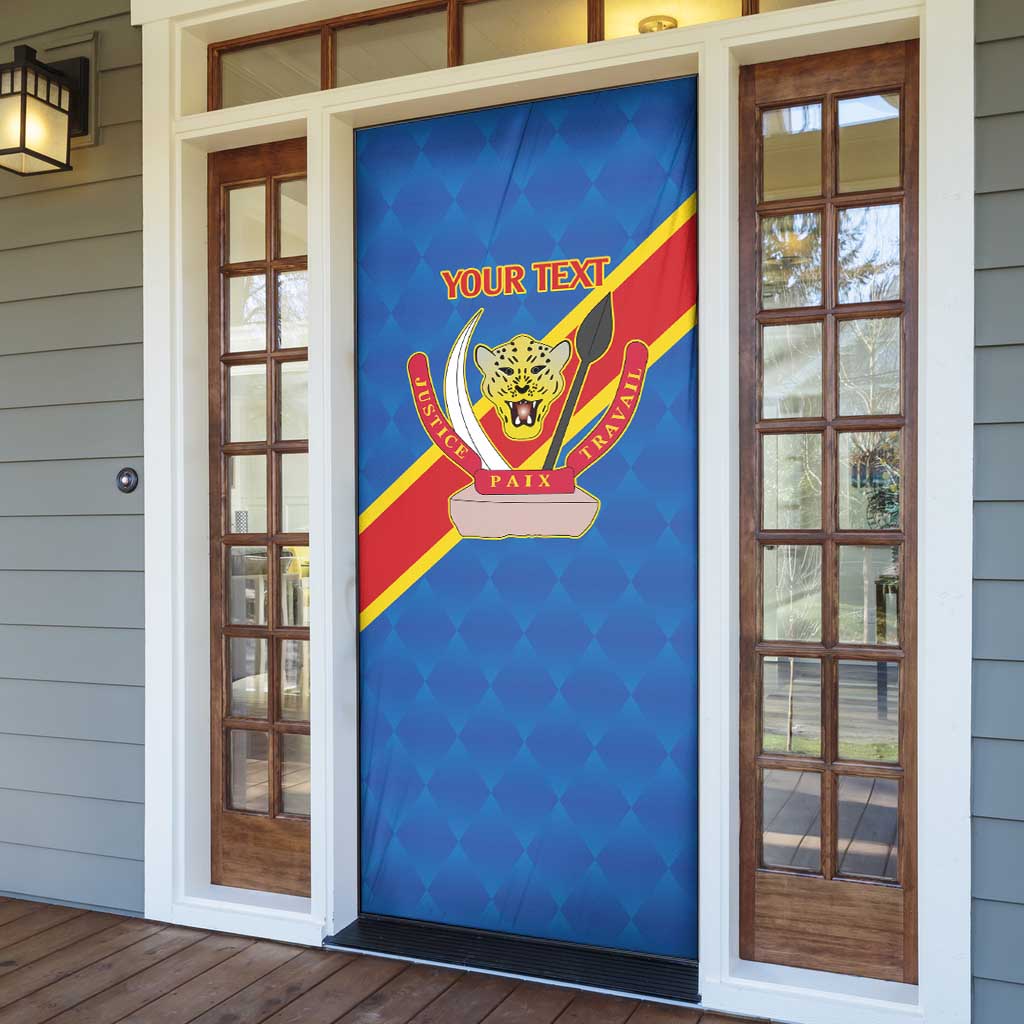 Africa DR of the Congo Personalized Door Cover Flag Style