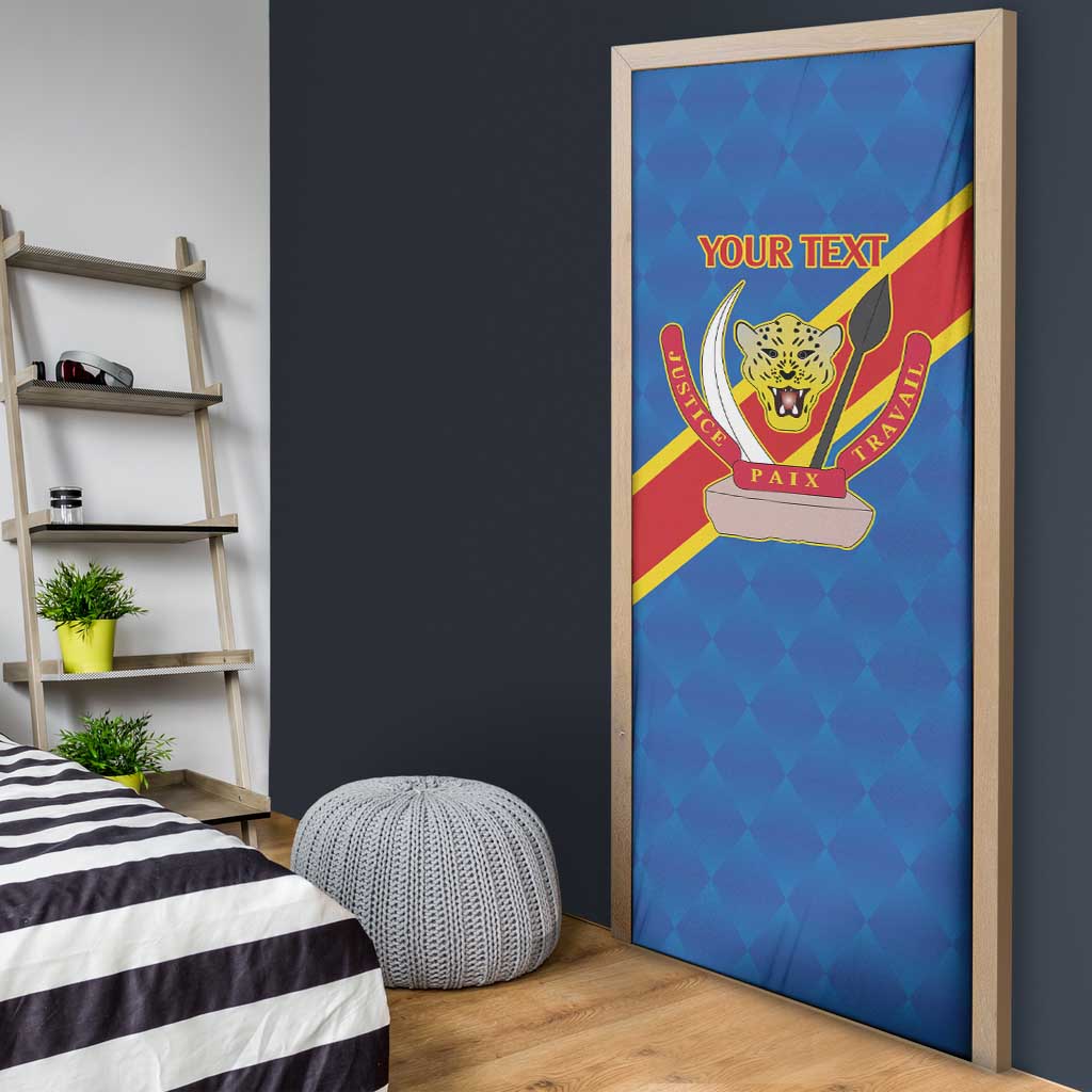 Africa DR of the Congo Personalized Door Cover Flag Style