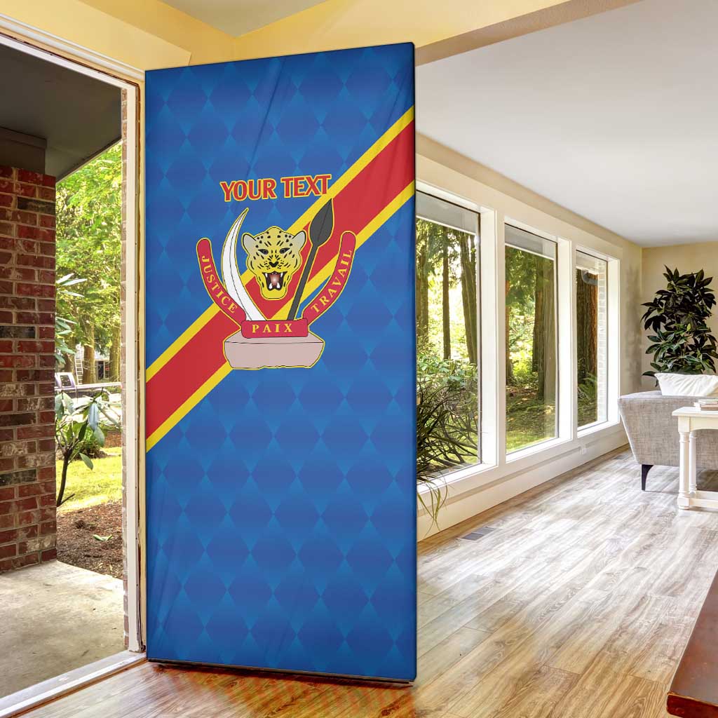 Africa DR of the Congo Personalized Door Cover Flag Style