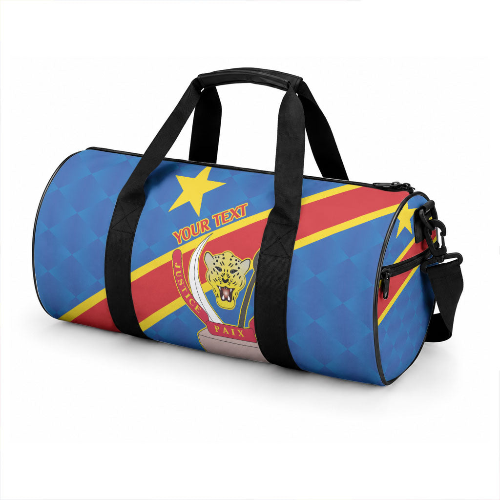 Africa DR of the Congo Personalized Duffle Bag Flag Style