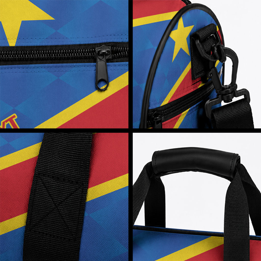 Africa DR of the Congo Personalized Duffle Bag Flag Style