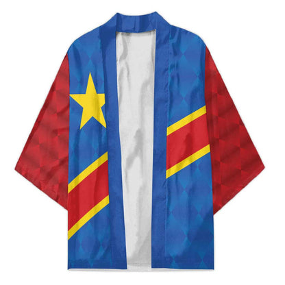 Africa DR of the Congo Personalized Kimono Flag Style