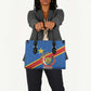 Africa DR of the Congo Personalized Leather Bag Flag Style