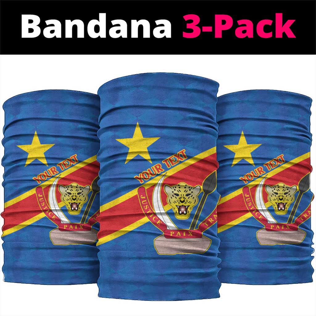 Africa DR of the Congo Personalized Neck Gaiter Flag Style LT9