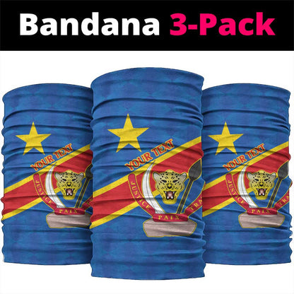 Africa DR of the Congo Personalized Neck Gaiter Flag Style LT9