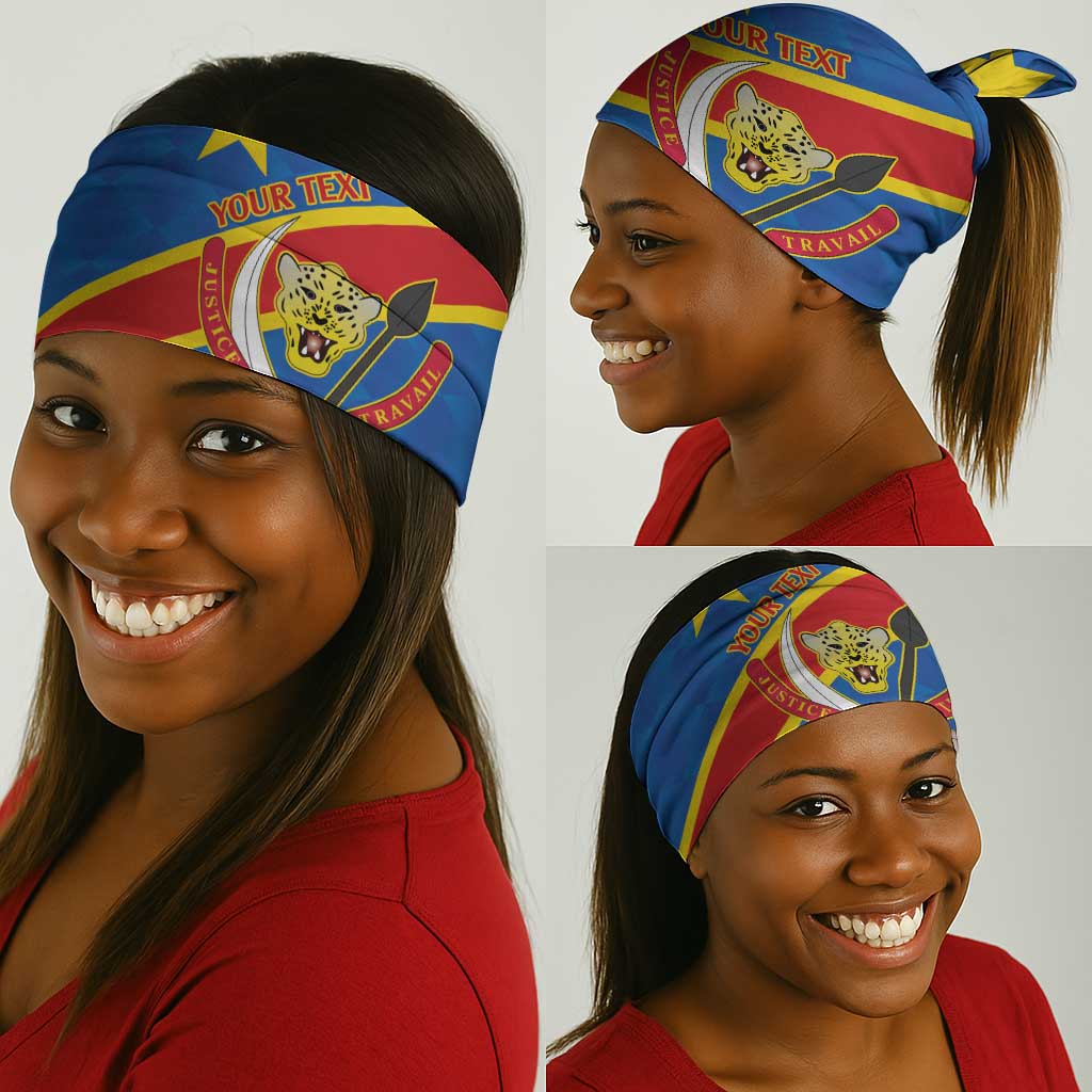 Africa DR of the Congo Personalized Neck Gaiter Flag Style LT9