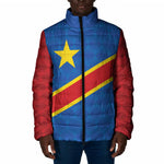 Africa DR of the Congo Personalized Padded Jacket Flag Style