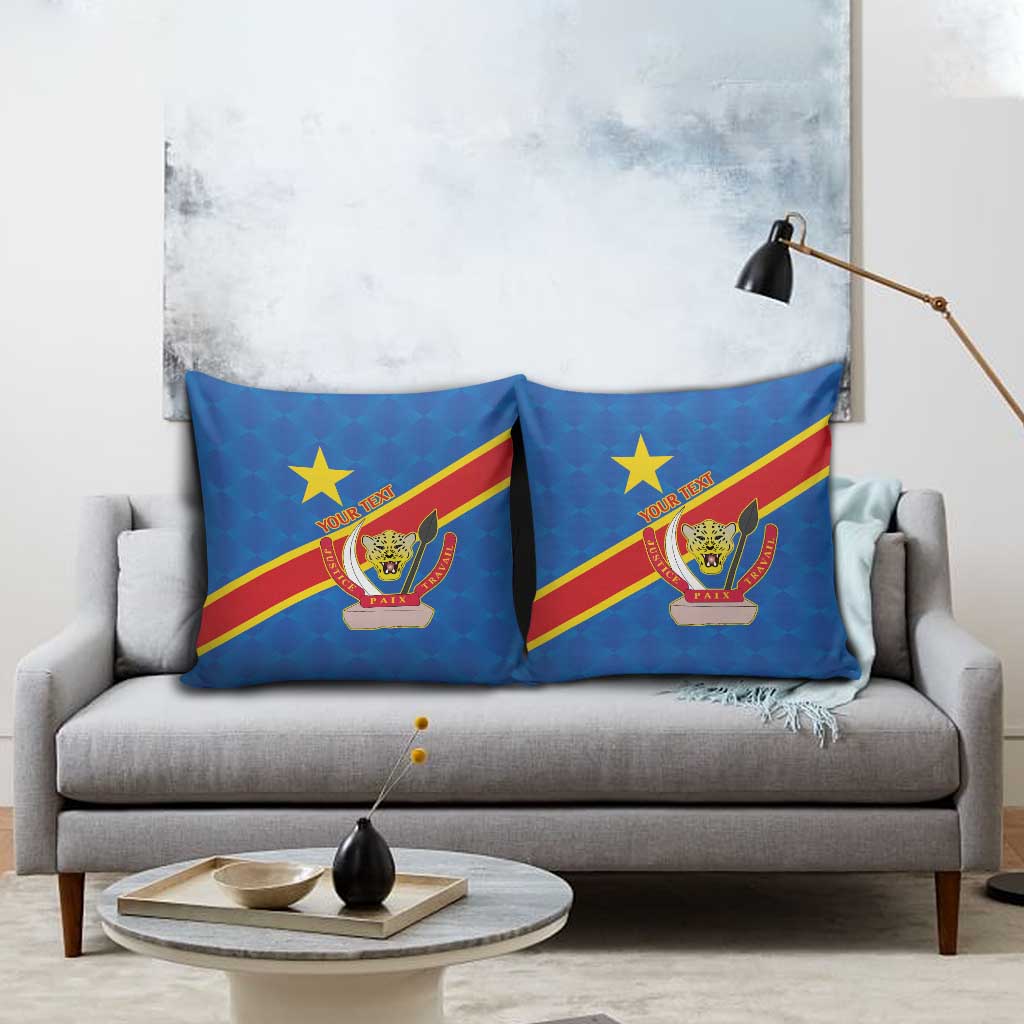 Africa DR of the Congo Personalized Pillow Cover Flag Style