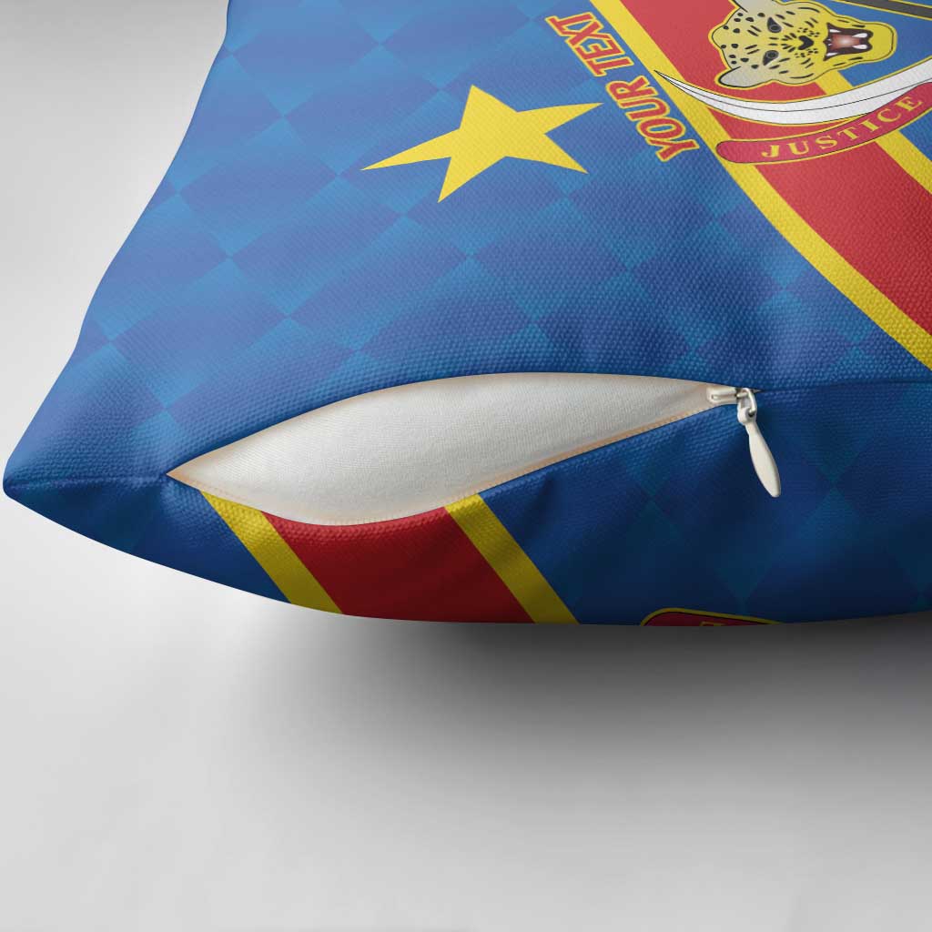 Africa DR of the Congo Personalized Pillow Cover Flag Style