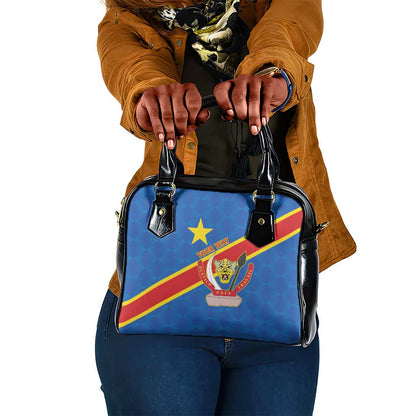 Africa DR of the Congo Personalized Shoulder Handbag Flag Style - African Pride