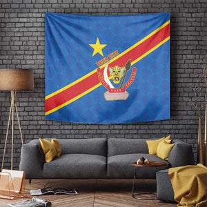 Africa DR of the Congo Personalized Tapestry Flag Style - African Pride