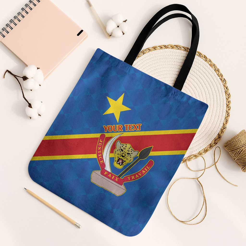 Africa DR of the Congo Personalized Tote Bag Flag Style