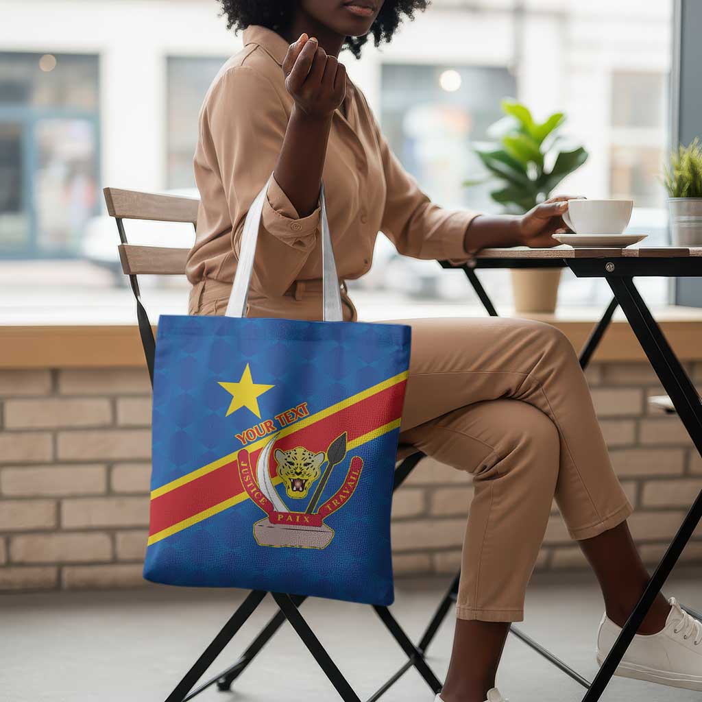 Africa DR of the Congo Personalized Tote Bag Flag Style