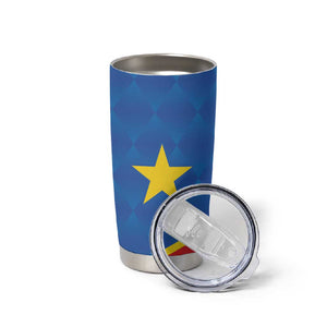 Africa DR of the Congo Personalized Tumbler Cup Flag Style - African Pride