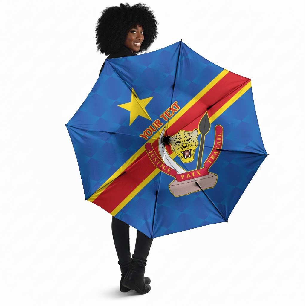 Africa DR of the Congo Personalized Umbrella Flag Style