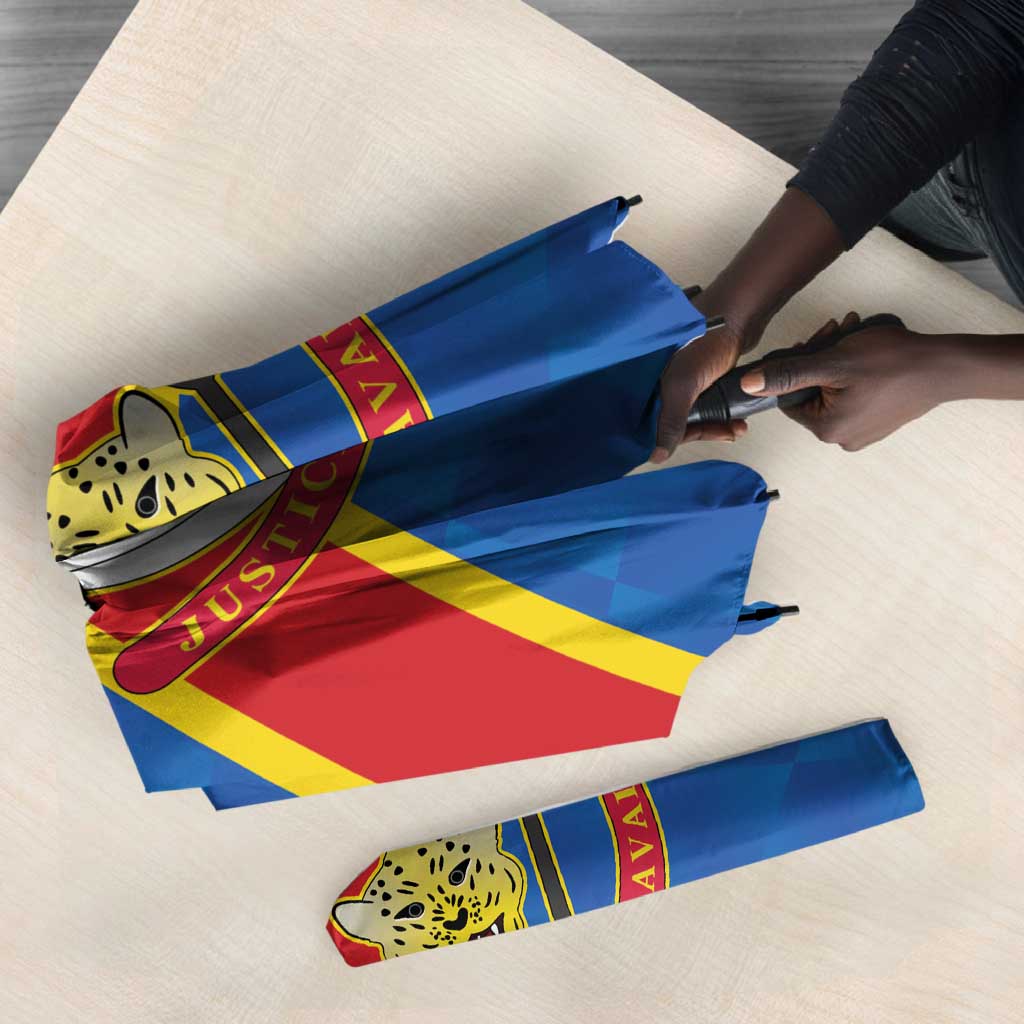Africa DR of the Congo Personalized Umbrella Flag Style