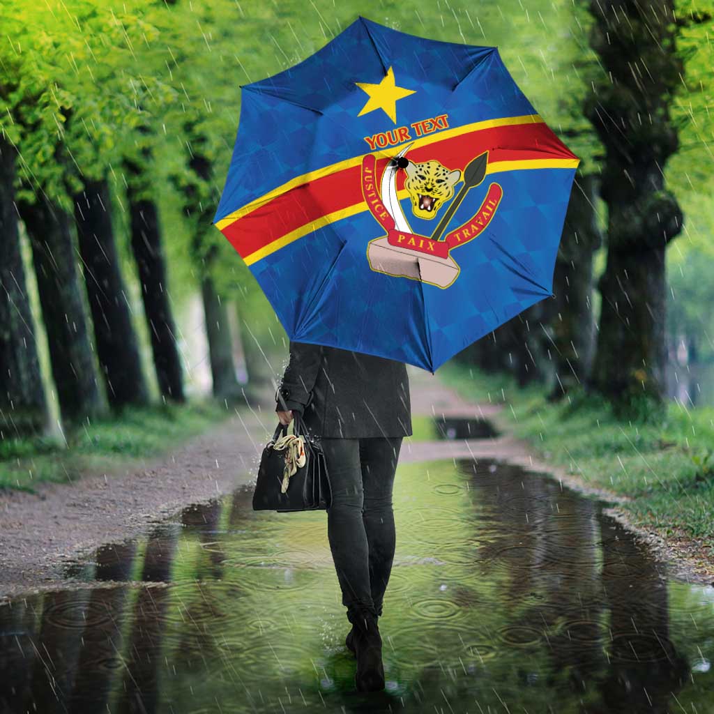 Africa DR of the Congo Personalized Umbrella Flag Style