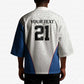 Africa DR Congo Football Custom Kimono White Leopard Skin Pattern