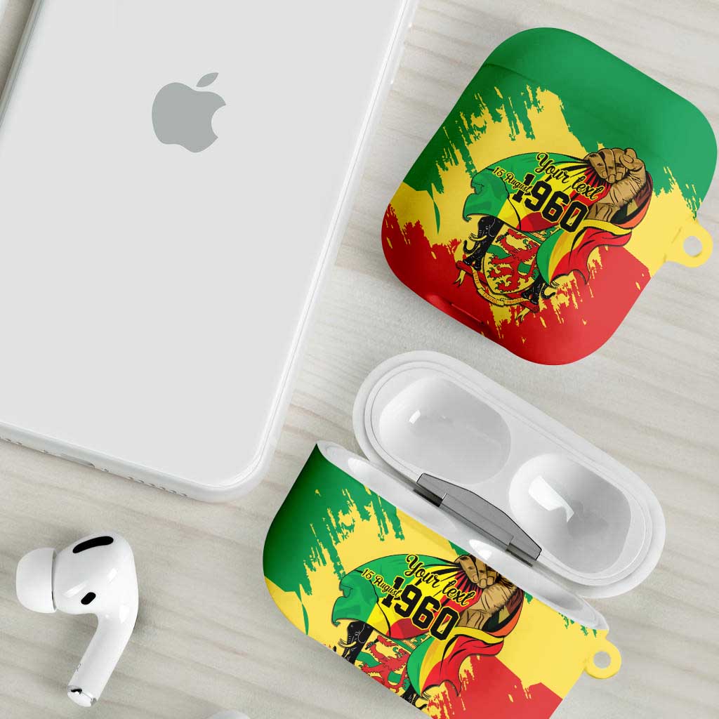Republic of The Congo Independence Day Personalized AirPods Case Congo-Brazzaville Since 1960