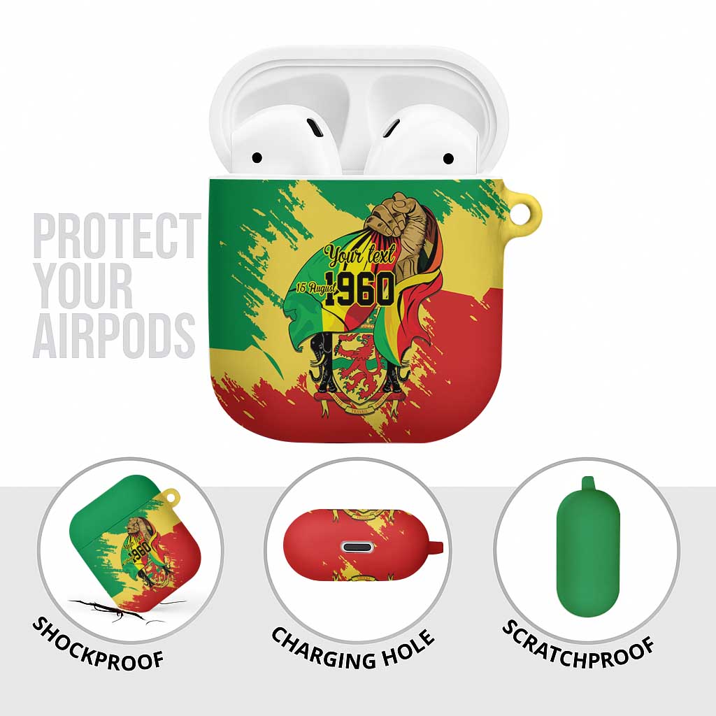 Republic of The Congo Independence Day Personalized AirPods Case Congo-Brazzaville Since 1960