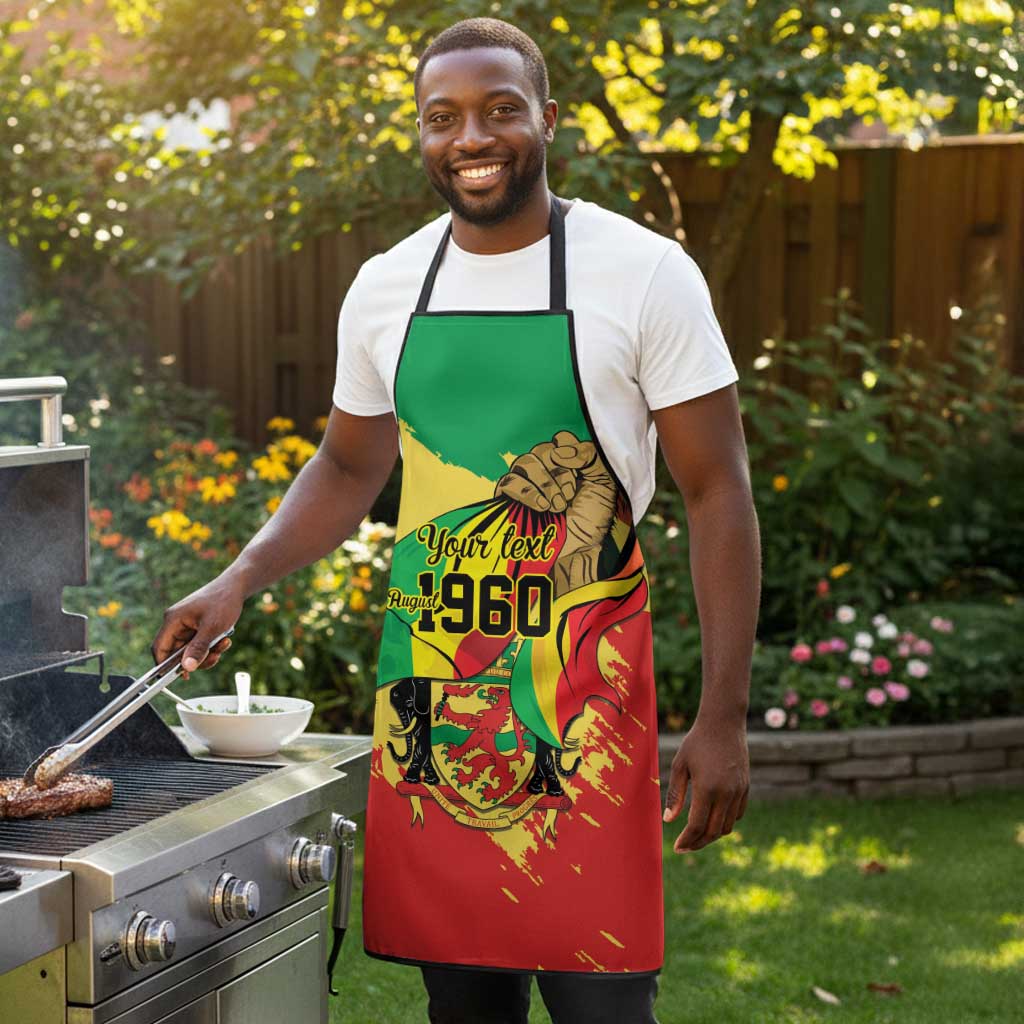 Republic of The Congo Independence Day Personalized Apron Congo-Brazzaville Since 1960