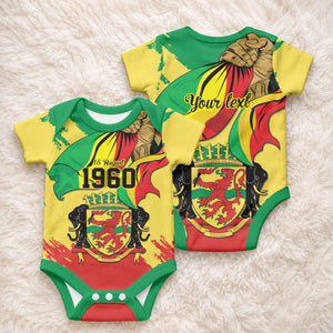 Republic of The Congo Independence Day Personalized Baby Onesie Congo-Brazzaville Since 1960