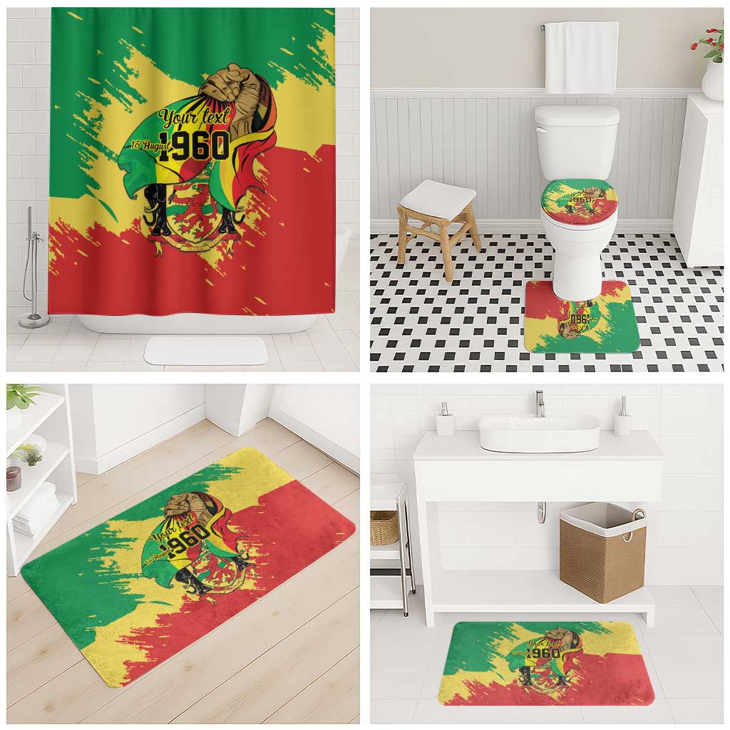 Republic of The Congo Independence Day Personalized Bathroom Set Congo-Brazzaville Since 1960