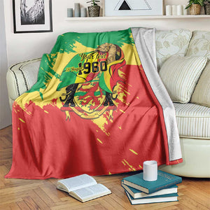 Republic of The Congo Independence Day Personalized Blanket Congo-Brazzaville Since 1960 - African Pride