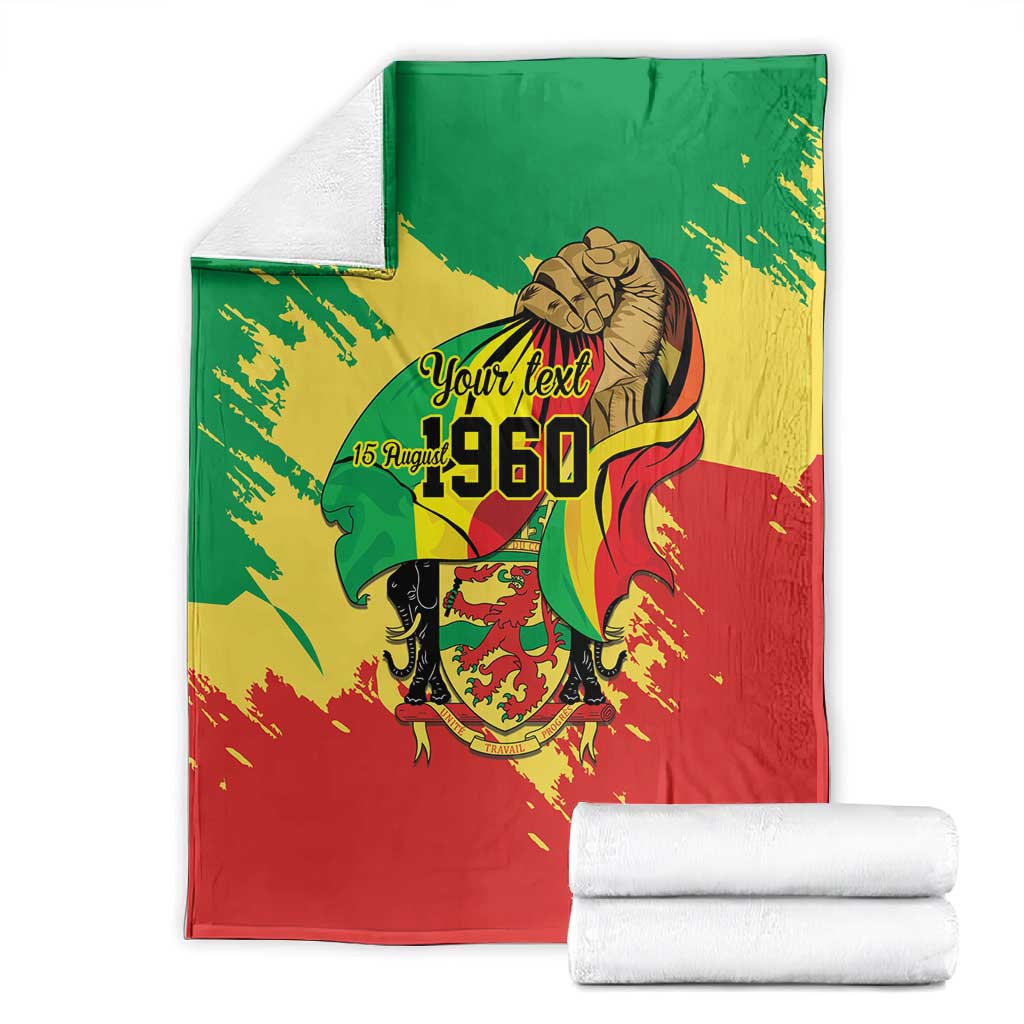 Republic of The Congo Independence Day Personalized Blanket Congo-Brazzaville Since 1960 - African Pride