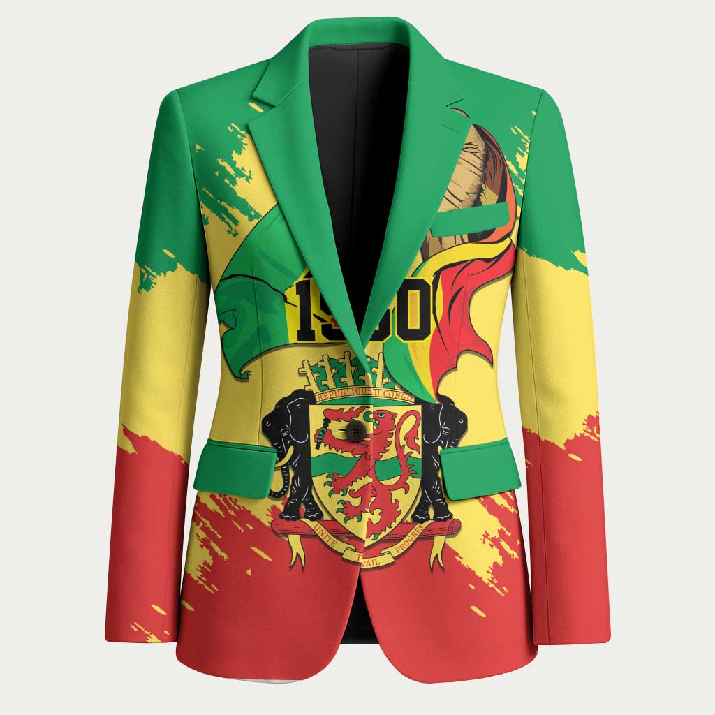 Republic of The Congo Independence Day Personalized Blazer Congo-Brazzaville Since 1960