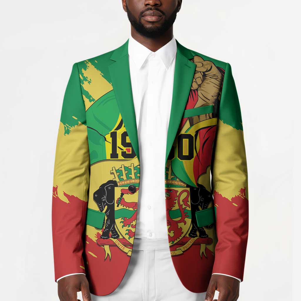 Republic of The Congo Independence Day Personalized Blazer Congo-Brazzaville Since 1960