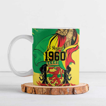 Republic of The Congo Independence Day Personalized Ceramic Mug Congo-Brazzaville Since 1960
