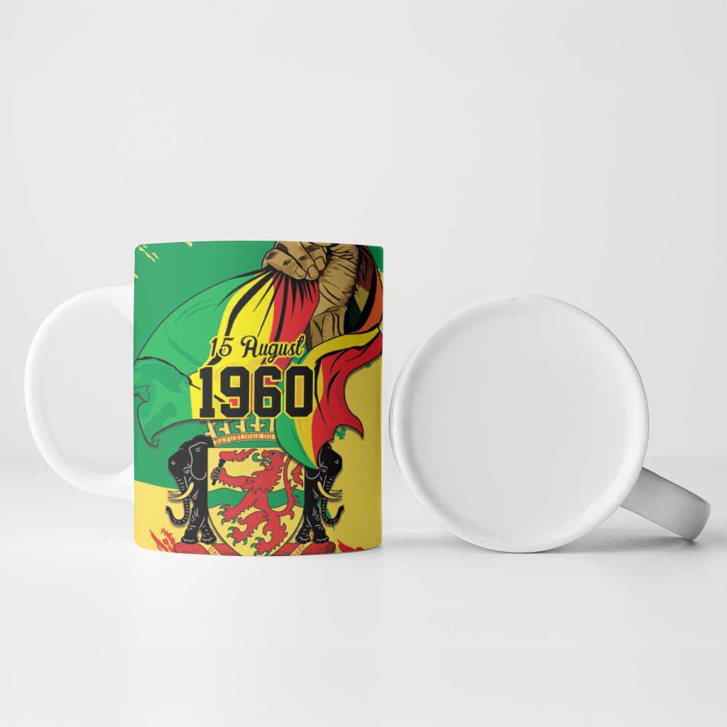 Republic of The Congo Independence Day Personalized Ceramic Mug Congo-Brazzaville Since 1960