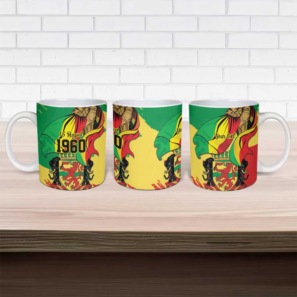 Republic of The Congo Independence Day Personalized Ceramic Mug Congo-Brazzaville Since 1960