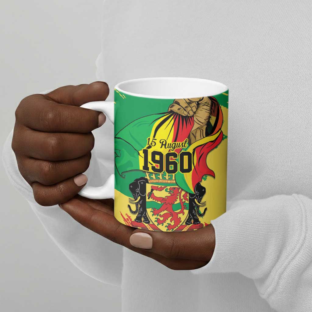 Republic of The Congo Independence Day Personalized Ceramic Mug Congo-Brazzaville Since 1960