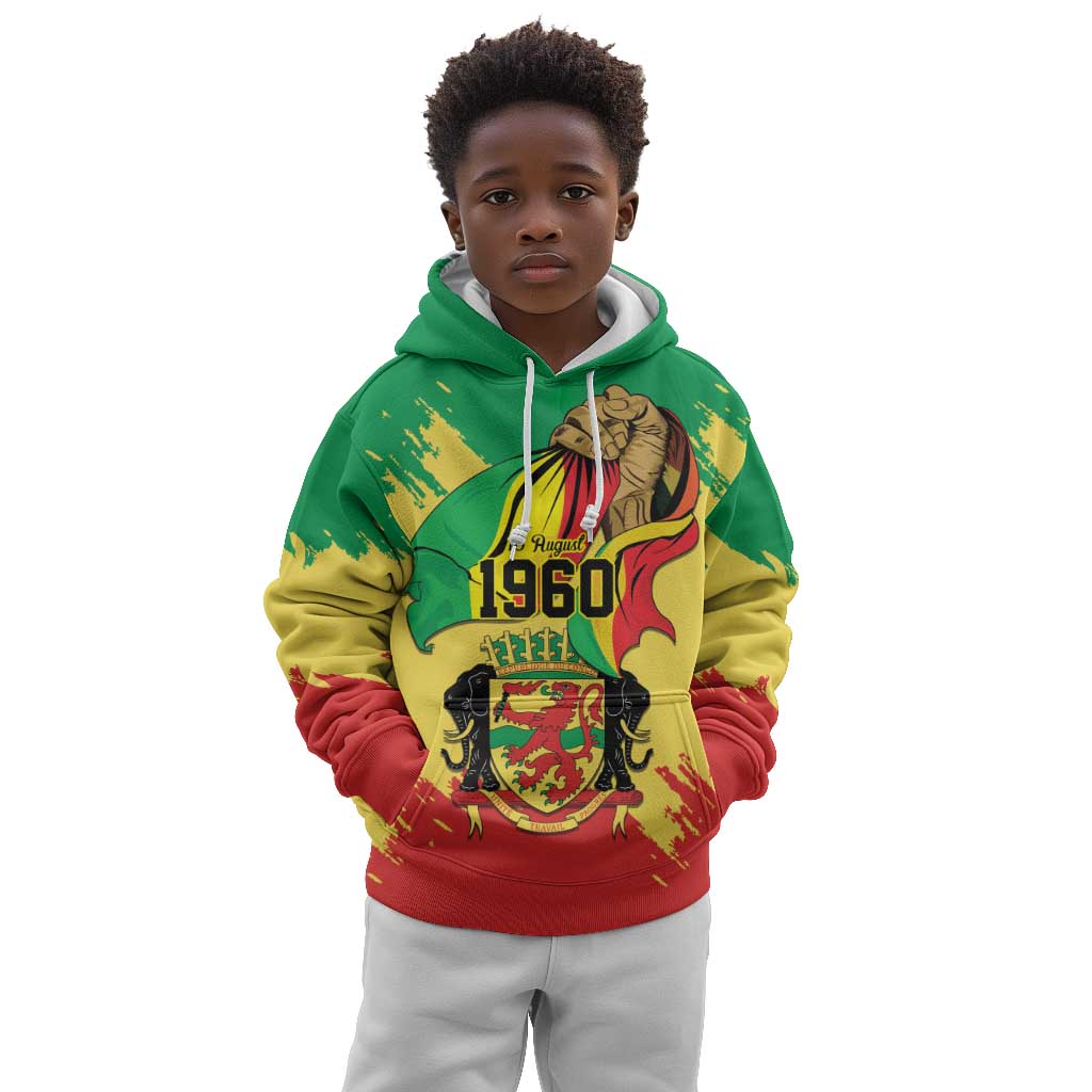 Republic of The Congo Independence Day Personalized Kid Hoodie Congo-Brazzaville Since 1960 - African Pride