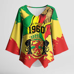 Republic of The Congo Independence Day Personalized Kimono Sleeve Blouse Congo-Brazzaville Since 1960