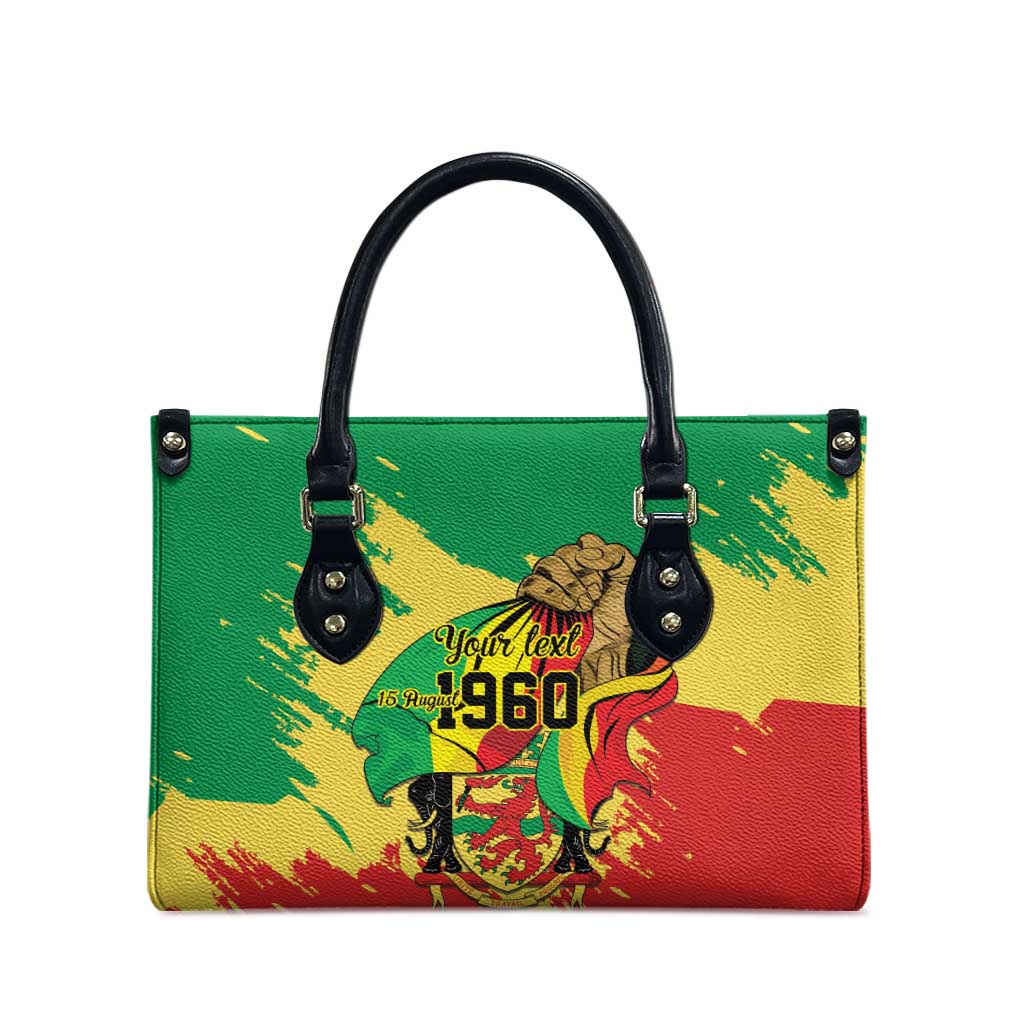 Republic of The Congo Independence Day Personalized Leather Bag Congo-Brazzaville Since 1960