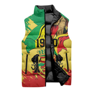 Republic of The Congo Independence Day Personalized Sleeveless Puffer Jacket Congo-Brazzaville Since 1960