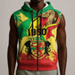 Republic of The Congo Independence Day Personalized Sleeveless Zip Hoodie Congo-Brazzaville Since 1960 - African Pride