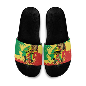 Republic of The Congo Independence Day Personalized Slide Sandals Congo-Brazzaville Since 1960