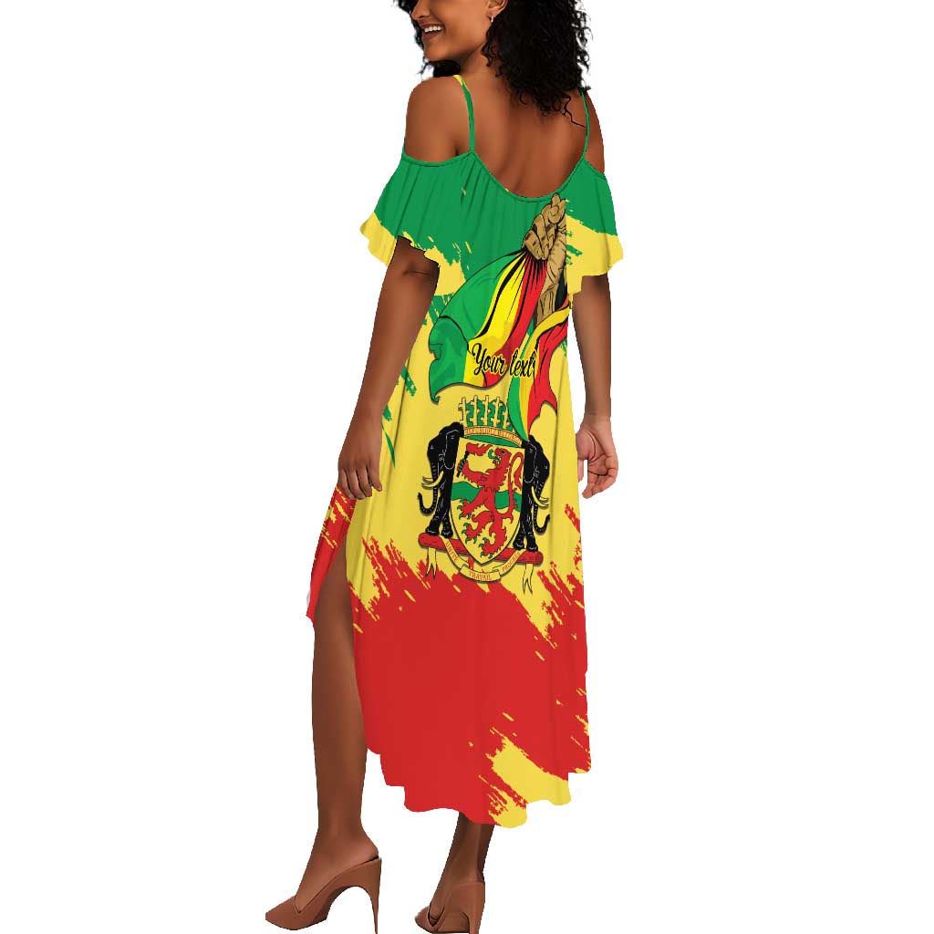 Republic of The Congo Independence Day Personalized Summer Maxi Dress Congo-Brazzaville Since 1960 - African Pride