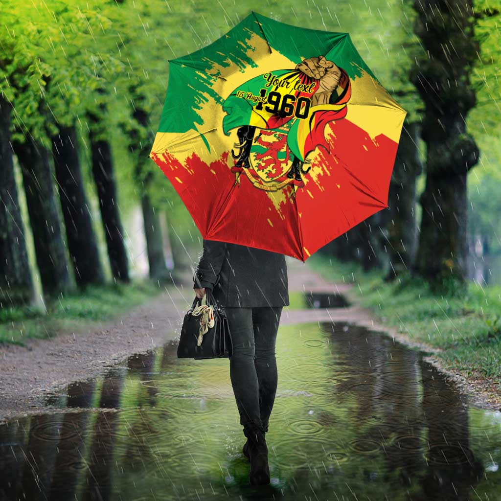 Republic of The Congo Independence Day Personalized Umbrella Congo-Brazzaville Since 1960