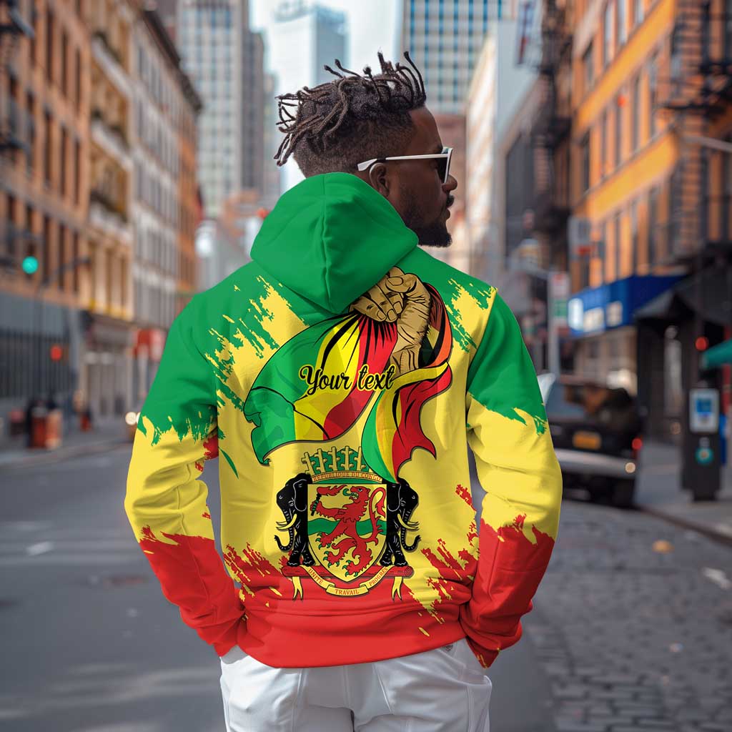 Republic of The Congo Independence Day Personalized Zip Hoodie Congo-Brazzaville Since 1960 - African Pride