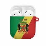 Republic of The Congo Personalized AirPods Case Simple Flag Style