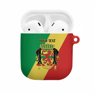 Republic of The Congo Personalized AirPods Case Simple Flag Style