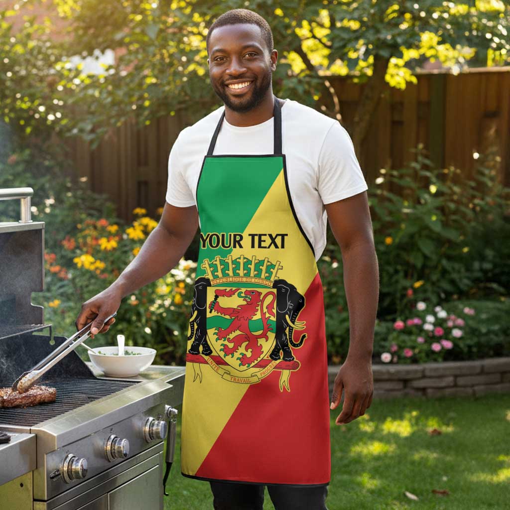 Republic of The Congo Personalized Apron Simple Flag Style
