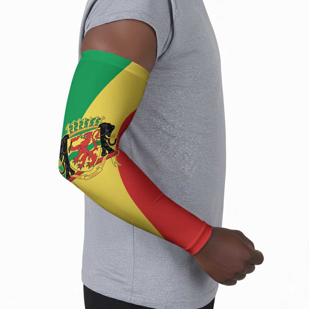 Republic of The Congo Personalized Arm Sleeves Simple Flag Style