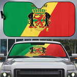 Republic of The Congo Personalized Auto Sun Shade Simple Flag Style