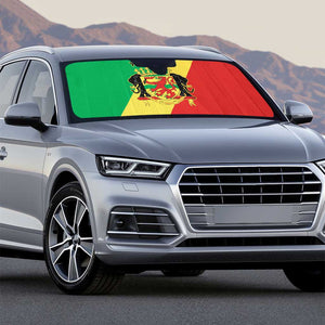 Republic of The Congo Personalized Auto Sun Shade Simple Flag Style